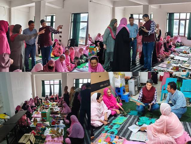 Kabaad Se Jugaad : ICDS Bandipora organises TLM competition for Anganwadi workers