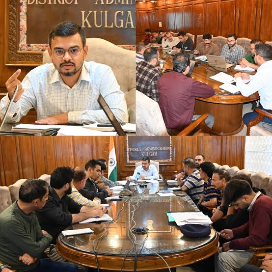 Road Safety Plan : DC Kulgam chairs district road safety committee meeting