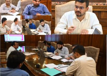 DC Kulgam reviews ULBs functioning, performance outcomes, ongoing developmental projects