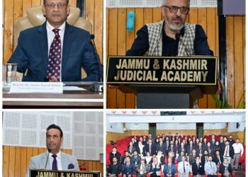 J&K Judicial Academy holds day-33 training for Civil Judges, Judicial Officers in Srinagar