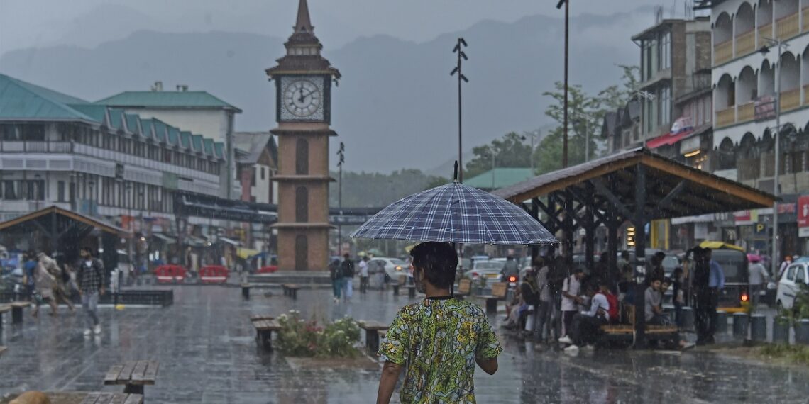 Rain brings relief from heatwave in J&K