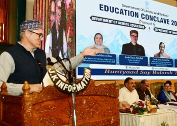 === ‘BUNIYAAD SE BULANDI TAK’ ===  ‘Next generation is surpassing us’: CM urges equal opportunities for students across J&K