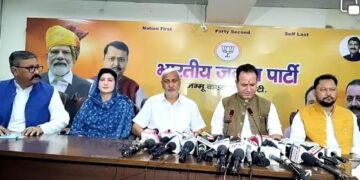 LoP Sharma slams Omar for ‘political posturing’ in New Delhi