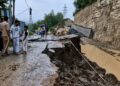 Baramulla Hill Top road caves in after landslide
