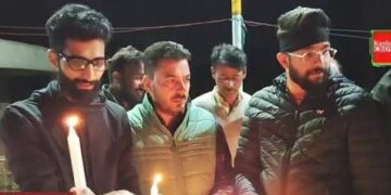 BJP Minority Morcha pays tributes to slain Policeman