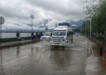 Heavy rain cripples life across J&K, woman dies in house collapse, several roads shut