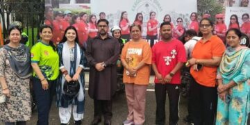 Satish Sharma flags off ‘Ride with Pride 3.0’ All-Women Motorbike expedition