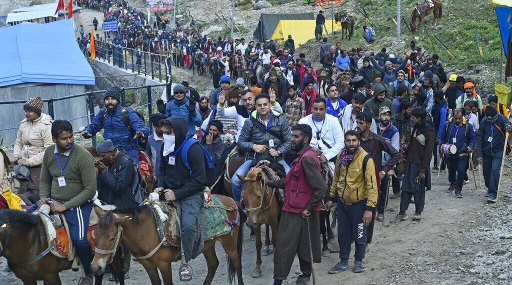 Amarnath Yatra witnesses 28% surge in pilgrims