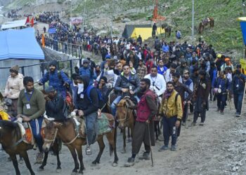 Amarnath Yatra witnesses 28% surge in pilgrims