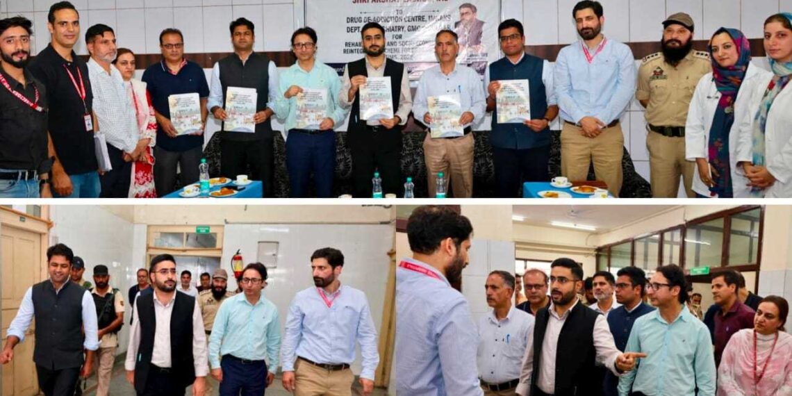 Drug Abuse Rehabilitation, Socio-Economic Reintegration Scheme : DC Srinagar reviews rollout at IMHANS, GMC Srinagar
