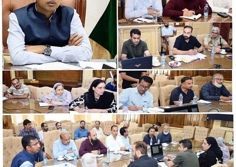 Div Com Kashmir reviews arrangements for 18th Harmuk Gangbal Yatra