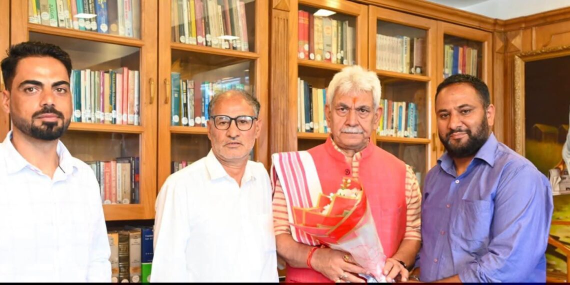 Delegations call on LG Sinha
