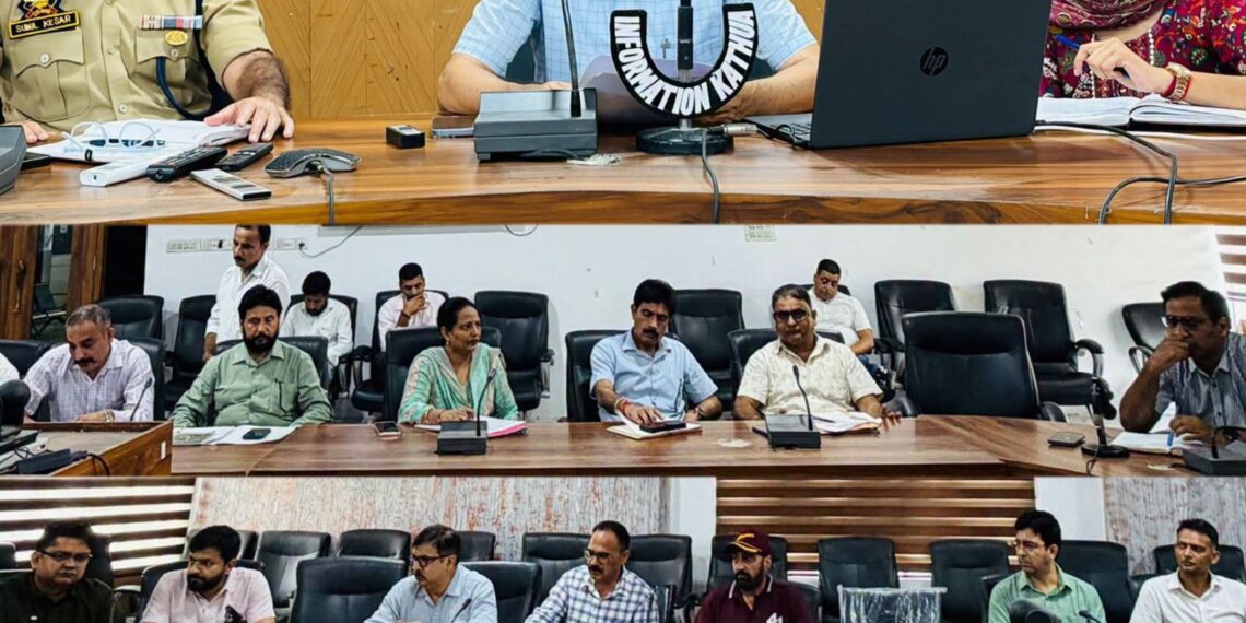 NCORD Meeting : DC reviews measures to combat drug abuse, illicit trafficking in Kathua