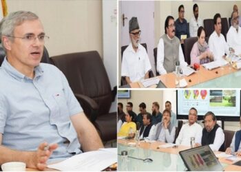 CM Omar reviews drainage system of Srinagar city