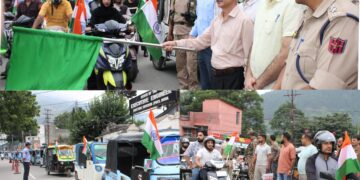 Bike, e-rickshaw rally taken out in Doda