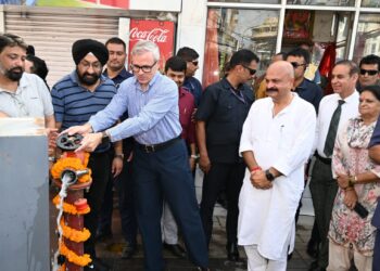 CM Omar inaugurates upgraded Road–High Street in Jammu
