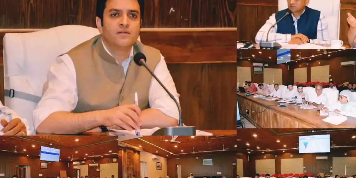 DC Budgam reviews progress under Mission YUVA, HADP, JKCIP & PMFBY