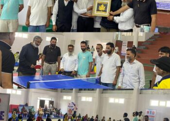 Inter District Divisional Level Table tennis championship inaugurated at Indoor Stadium Shopian
