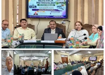 Research Methodology for PhD Scholars : Cluster University Srinagar organises 3-day workshop