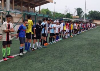 J&K Sports Council begins Junior Boys Football trials for National Championship