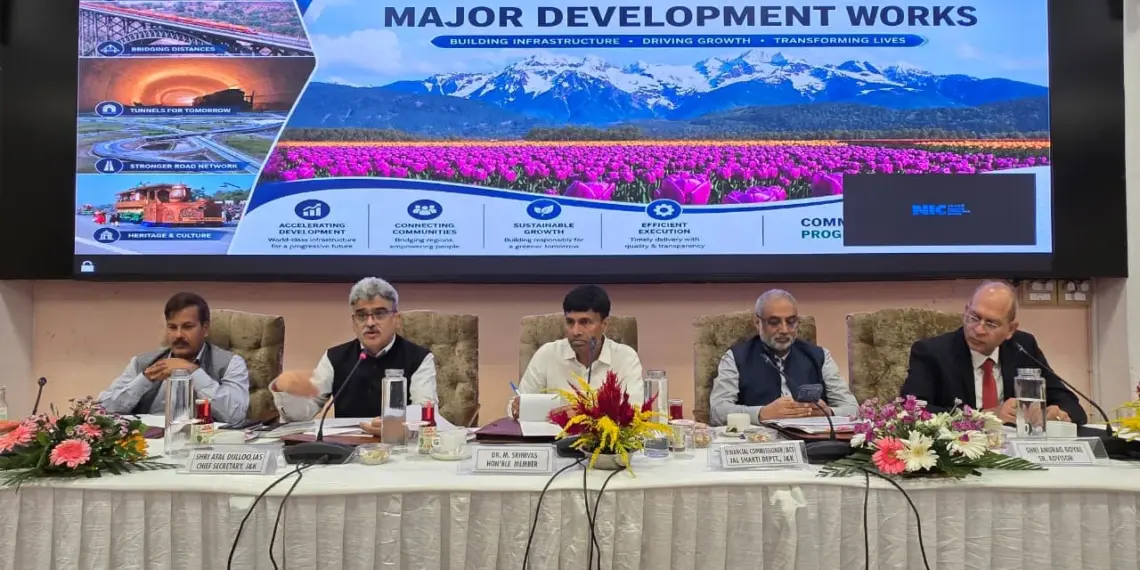 NITI Aayog member Dr N Srinivas reviews major development projects, initiatives in J&K