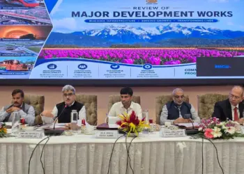 NITI Aayog member Dr N Srinivas reviews major development projects, initiatives in J&K