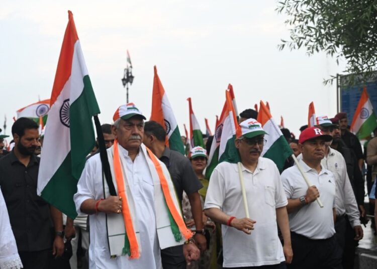 Confluence of Har Ghar Tiranga, Vande Mataram announcement of new era: LG Manoj Sinha