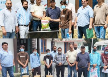 Poshan Kits provided to TB beneficiaries in Doda