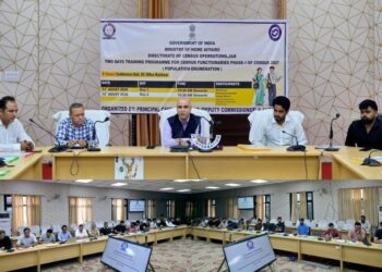 Census 2027 Phase-II : Training of enumerators deployed for snow-bound areas begins at Kishtwar