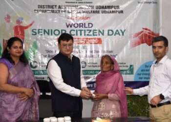 World Senior Citizens Day celebrated in Udhampur