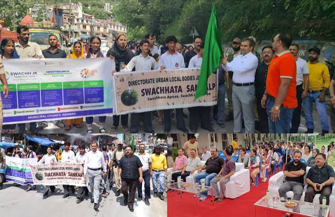 DC flags off ‘Swachhata Sankalp’ awareness rally in Ramban