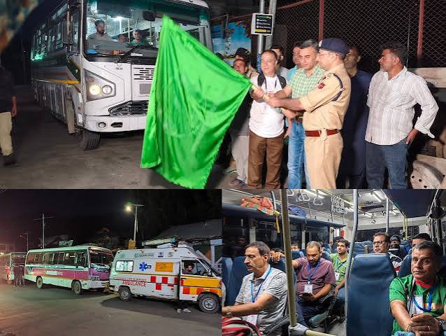 Chota Amarnath Yatra Flagged Off from Kaloosa Bandipora