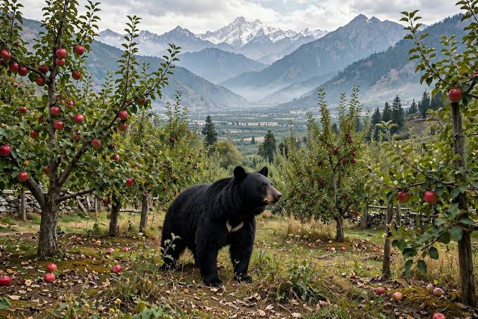 Bear injures two in Kulgam orchard