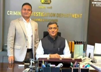 MK Sinha takes charge as new J&K CID chief