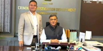MK Sinha takes charge as new J&K CID chief
