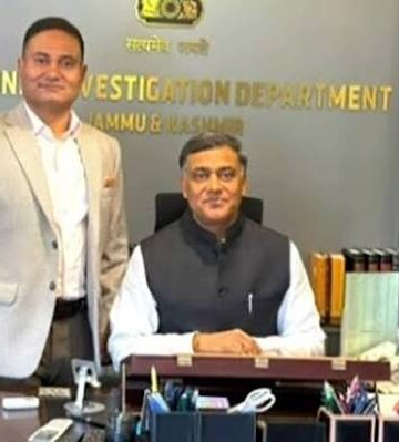 MK Sinha takes charge as new J&K CID chief