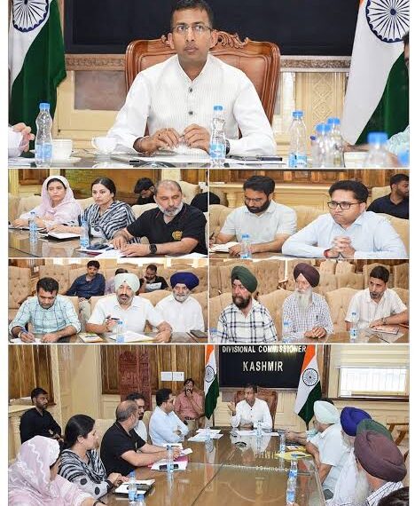 Div Com Kashmir reviews development proposals for heritage sites in Budgam, Pulwama