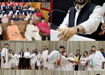 DC Srinagar presides over Valedictory Ceremony of Inter-College patriotic singing, painting competition at GCoE