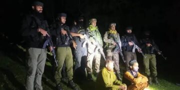 Two terror associates held in Pulwama