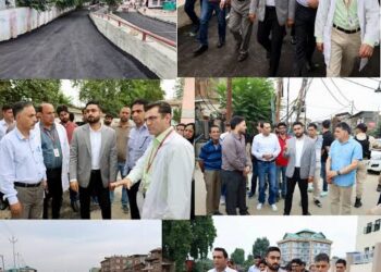 DC Srinagar inspects newly developed alternate entry gate, additional parking space at Bone & Joint Hospital