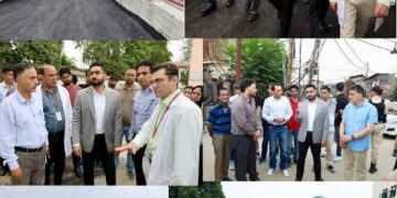 DC Srinagar inspects newly developed alternate entry gate, additional parking space at Bone & Joint Hospital