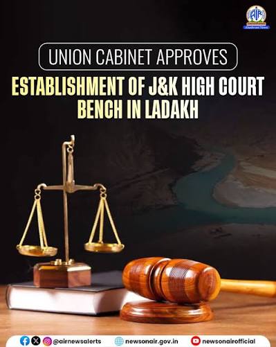 Union cabinet approves High Court bench for Ladakh: Home Minister