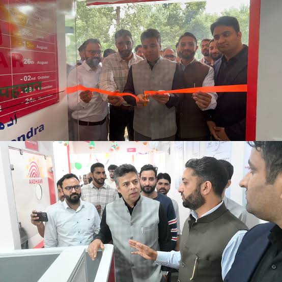 DC Anantnag inaugurates Aadhaar Seva Kendra in Batengoo
