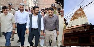 Heritage Conservation Scheme : DC Srinagar reviews renovation works at Narayan Temple Bulbul Lanker