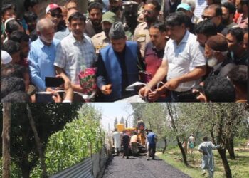 Speaker tours Wanpora, Qazipora,  Takiya Hayatpora Sarie, reviews developmental works