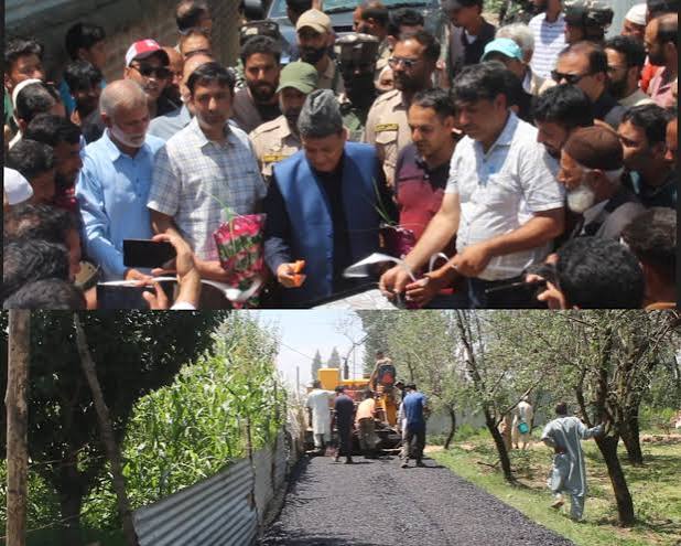 Speaker tours Wanpora, Qazipora, Takiya Hayatpora Sarie, reviews developmental works