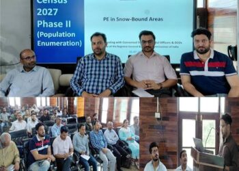 Census 2027 Phase II : District Admin Kupwara organises training session