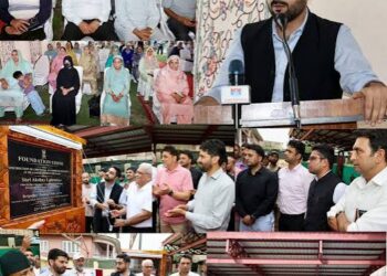 DC Srinagar lays foundation stone for Additional Accommodation Block at Zila Sainik Bhawan