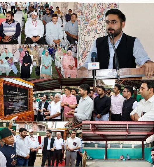 DC Srinagar lays foundation stone for Additional Accommodation Block at Zila Sainik Bhawan