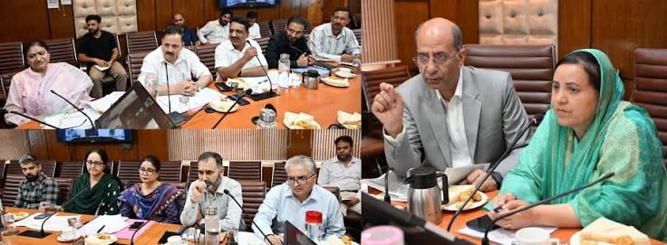 Strengthening Academic Profile : Sakeena Itoo, Nasir Aslam Wani review progress on development activities of KU’s campus at Wayan Kupwara